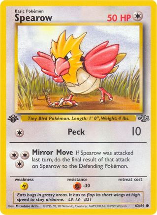 Image of Spearow 062/64  - Unlimited Jungle - Common
