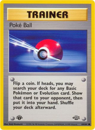 Image of Poke Ball 064/64  - 1st Edition Jungle - Common