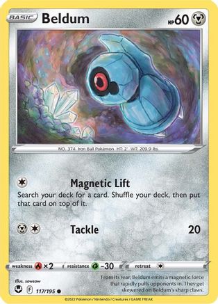 Image of Beldum 117/195  SWSH12 Silver Tempest - Common