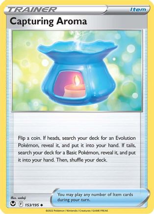 Image of Capturing Aroma 153/195  - Reverse Holofoil SWSH12 Silver Tempest - Uncommon