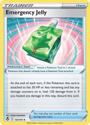 Image of Emergency Jelly 155/195  SWSH12 Silver Tempest - Uncommon