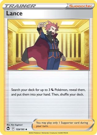 Image of Lance 159/195  - Reverse Holofoil SWSH12 Silver Tempest - Uncommon