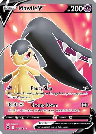 Image of Mawile V (Full Art) 178/195  - Holofoil SWSH12 Silver Tempest - Ultra Rare