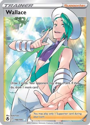 Image of Wallace (Full Art) 194/195  - Holofoil SWSH12 Silver Tempest - Ultra Rare