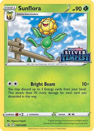 Image of Sunflora SWSH269  - Holofoil SWSH Sword & Shield Promo Cards - Promo