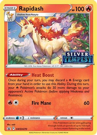 Image of Rapidash SWSH270  - Holofoil SWSH Sword & Shield Promo Cards - Promo
