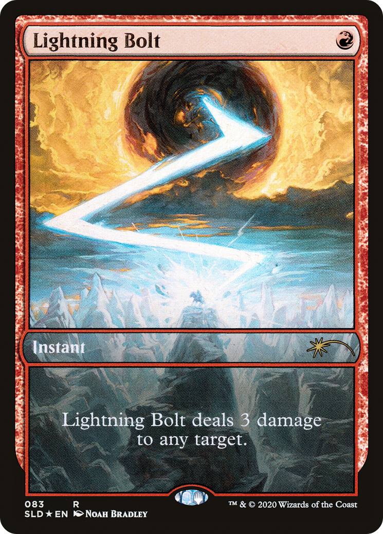 Image of Lightning Bolt (083) (SLD-083) - Secret Lair Drop Foil