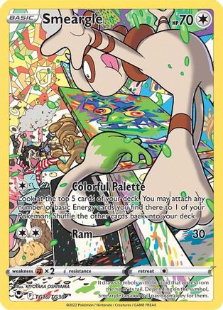 Image of Smeargle TG10/TG30  - Holofoil SWSH12 Silver Tempest Trainer Gallery - Ultra Rare