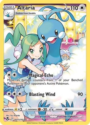 Image of Altaria TG11/TG30  - Holofoil SWSH12 Silver Tempest Trainer Gallery - Ultra Rare