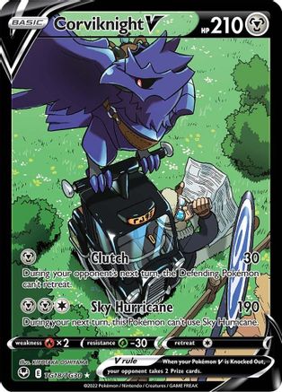 Image of Corviknight V TG18/TG30  - Holofoil SWSH12 Silver Tempest Trainer Gallery - Ultra Rare