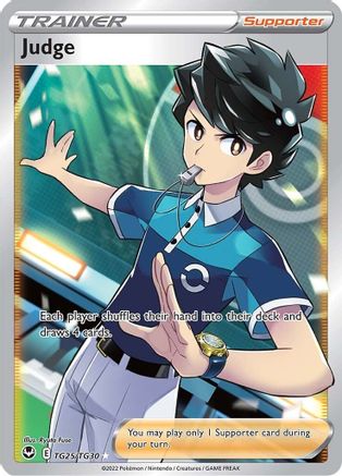 Image of Judge TG25/TG30  - Holofoil SWSH12 Silver Tempest Trainer Gallery - Ultra Rare
