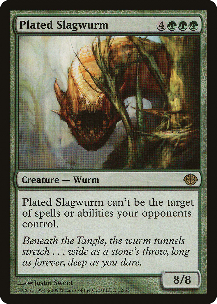 Image of Plated Slagwurm (DDD-012) - Duel Decks: Garruk vs. Liliana