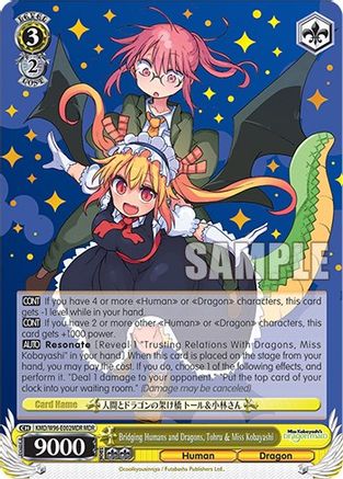 Image of Bridging Humans and Dragons, Tohru & Miss Kobayashi (MDR) (KMD/W96-E002 MDR) - Miss Kobayashi's Dragon Maid