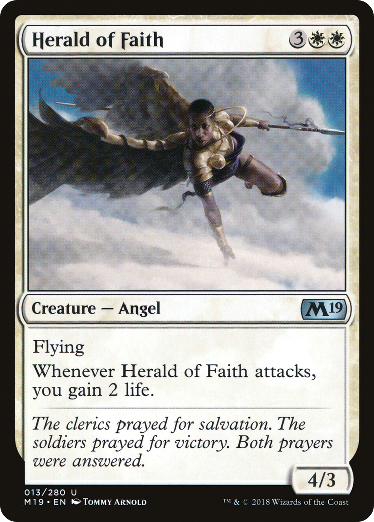 Image of Herald of Faith (M19-013) - Core Set 2019
