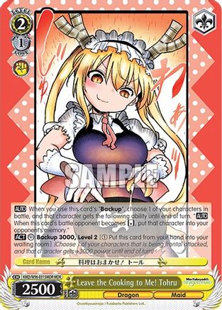 Image of Leave the Cooking to Me! Tohru (MDR) (KMD/W96-E015MDR MDR) - Miss Kobayashi's Dragon Maid