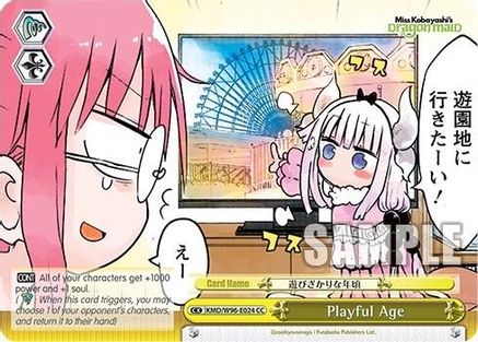 Image of Playful Age (KMD/W96-E024 CC) - Miss Kobayashi's Dragon Maid