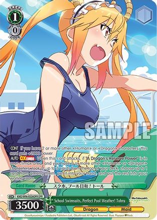 Image of School Swimsuits, Perfect Pool Weather! Tohru (OFR) (KMD/W96-E026OFR OFR) - Miss Kobayashi's Dragon Maid