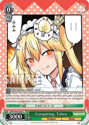 Image of Conspiring, Tohru (KMD/W96-E045 C) - Miss Kobayashi's Dragon Maid