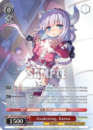 Image of Awakening, Kanna (OFR) (KMD/W96-E056OFR OFR) - Miss Kobayashi's Dragon Maid