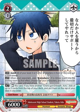 Image of Adolescent High School Student, Taketo Aida (KMD/W96-E066 U) - Miss Kobayashi's Dragon Maid