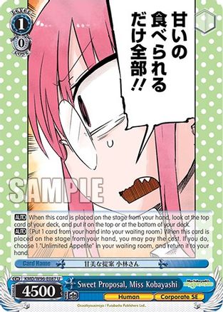 Image of Sweet Proposal, Miss Kobayashi (KMD/W96-E087 U) - Miss Kobayashi's Dragon Maid