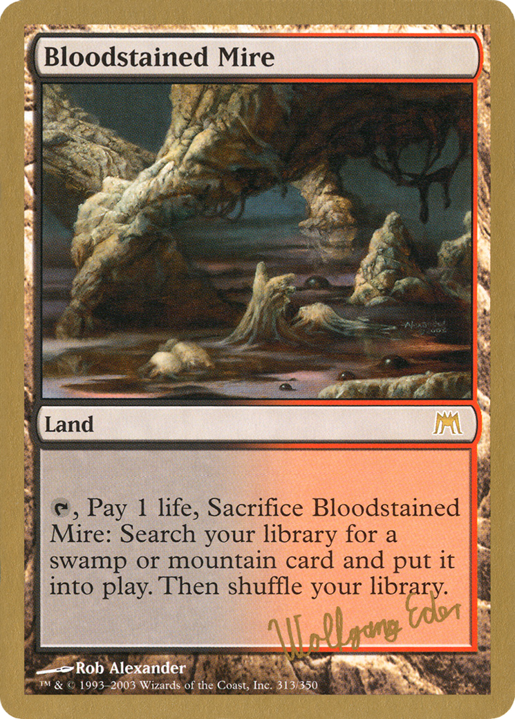 Image of Bloodstained Mire - 2003 Wolfgang Eder (ONS) (WCD-) - World Championship Decks 2003