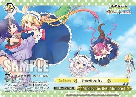 Image of Making the Best Memories (KMD/W96-PE04 PR) - Miss Kobayashi's Dragon Maid
