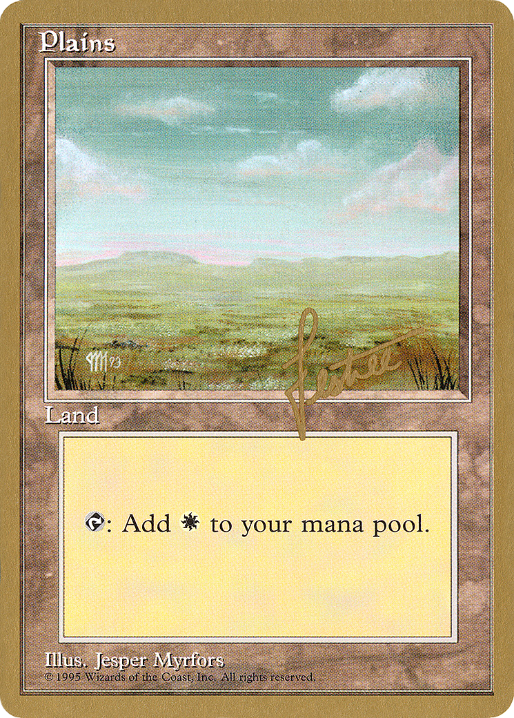 Image of Plains (A) - 1996 Bertrand Lestree (4ED) (WCD-) - Pro Tour Collector Set