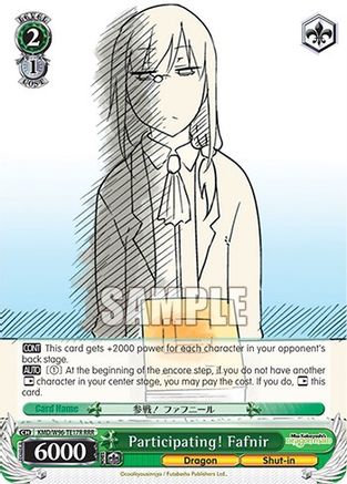 Image of Participating! Fafnir (RRR) (KMD/W96-TE17R RRR) - Miss Kobayashi's Dragon Maid