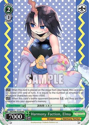 Image of Harmony Faction, Elma (RRR) (KMD/W96-TE18R RRR) - Miss Kobayashi's Dragon Maid