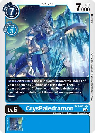 Image of CrysPaledramon (EX3-021) - Draconic Roar