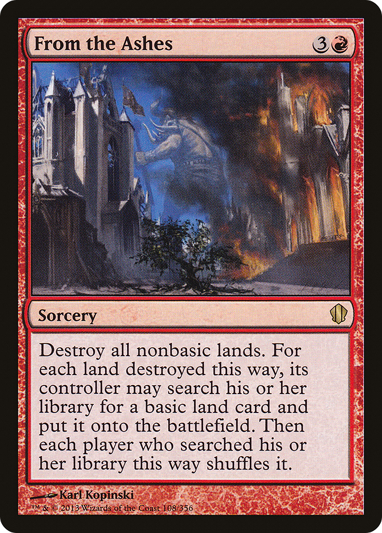 Image of From the Ashes (C13-108) - Commander 2013