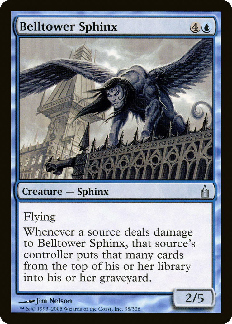 Image of Belltower Sphinx (RAV-038) - Ravnica: City of Guilds