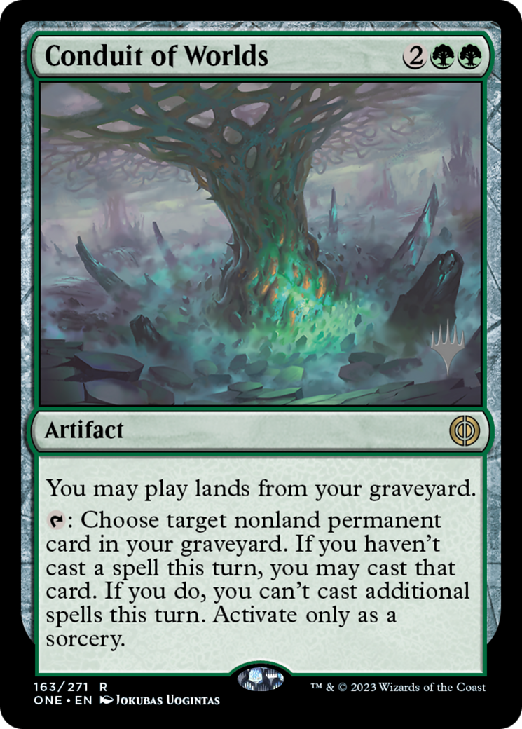 Image of Conduit of Worlds (PPONE-163) - Phyrexia: All Will Be One Promos