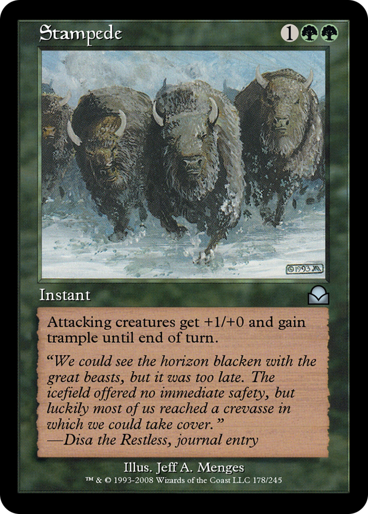 Image of Stampede (ME2-178) - Masters Edition II Foil