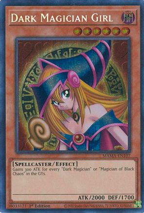 Image of Dark Magician Girl (Secret Pharaoh's Rare) (MAMA-EN107) - Magnificent Mavens 1st Edition
