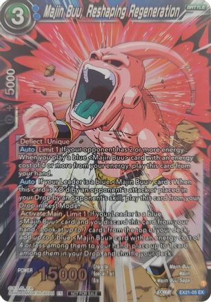 Image of Majin Buu, Reshaping Regeneration (Zenkai Series Pack Vol.1) (EX21-05) - Tournament Promotion Cards