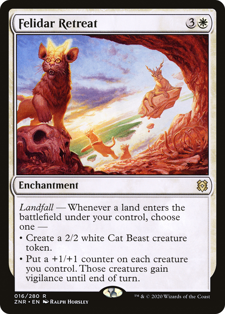 Image of Felidar Retreat (ZNR-016) - Zendikar Rising Foil
