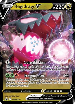 Image of Regidrago V SWSH281  - Holofoil SWSH Sword & Shield Promo Cards - Promo