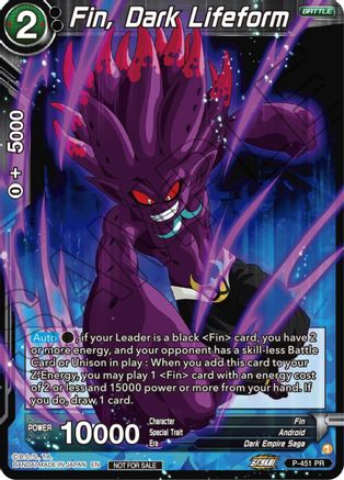 Image of Fin, Dark Lifeform (P-451) - Tournament Promotion Cards