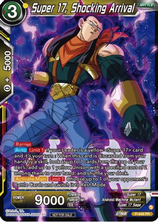 Image of Super 17, Shocking Arrival (P-448) - Tournament Promotion Cards