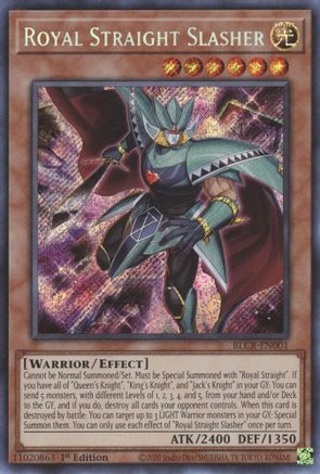 Image of Royal Straight Slasher (BLCR-EN001) - Battles of Legend: Crystal Revenge 1st Edition