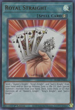 Image of Royal Straight (BLCR-EN002) - Battles of Legend: Crystal Revenge 1st Edition