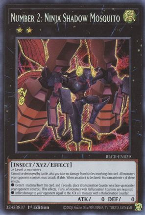 Image of Number 2: Ninja Shadow Mosquito (BLCR-EN029) - Battles of Legend: Crystal Revenge 1st Edition