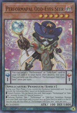 Image of Performapal Odd-Eyes Seer (BLCR-EN031) - Battles of Legend: Crystal Revenge 1st Edition