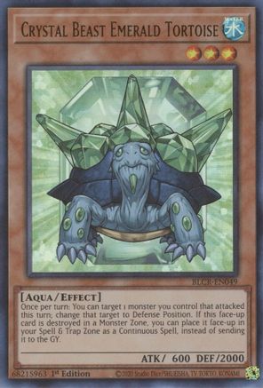 Image of Crystal Beast Emerald Tortoise (BLCR-EN049) - Battles of Legend: Crystal Revenge 1st Edition