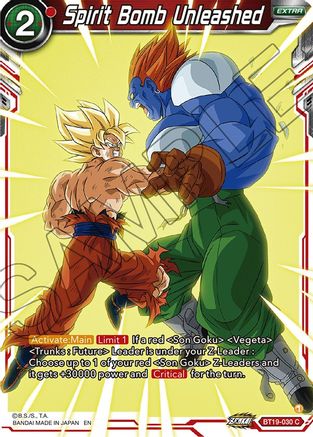 Image of Spirit Bomb Unleashed (BT19-030) - Fighters Ambition