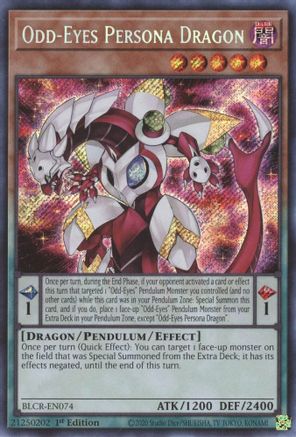 Image of Odd-Eyes Persona Dragon (BLCR-EN074) - Battles of Legend: Crystal Revenge 1st Edition