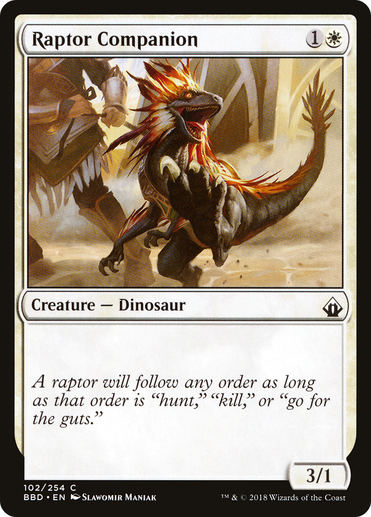 Image of Raptor Companion (BBD-102) - Battlebond Foil