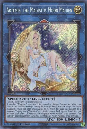 Image of Artemis, the Magistus Moon Maiden (BLCR-EN095) - Battles of Legend: Crystal Revenge 1st Edition